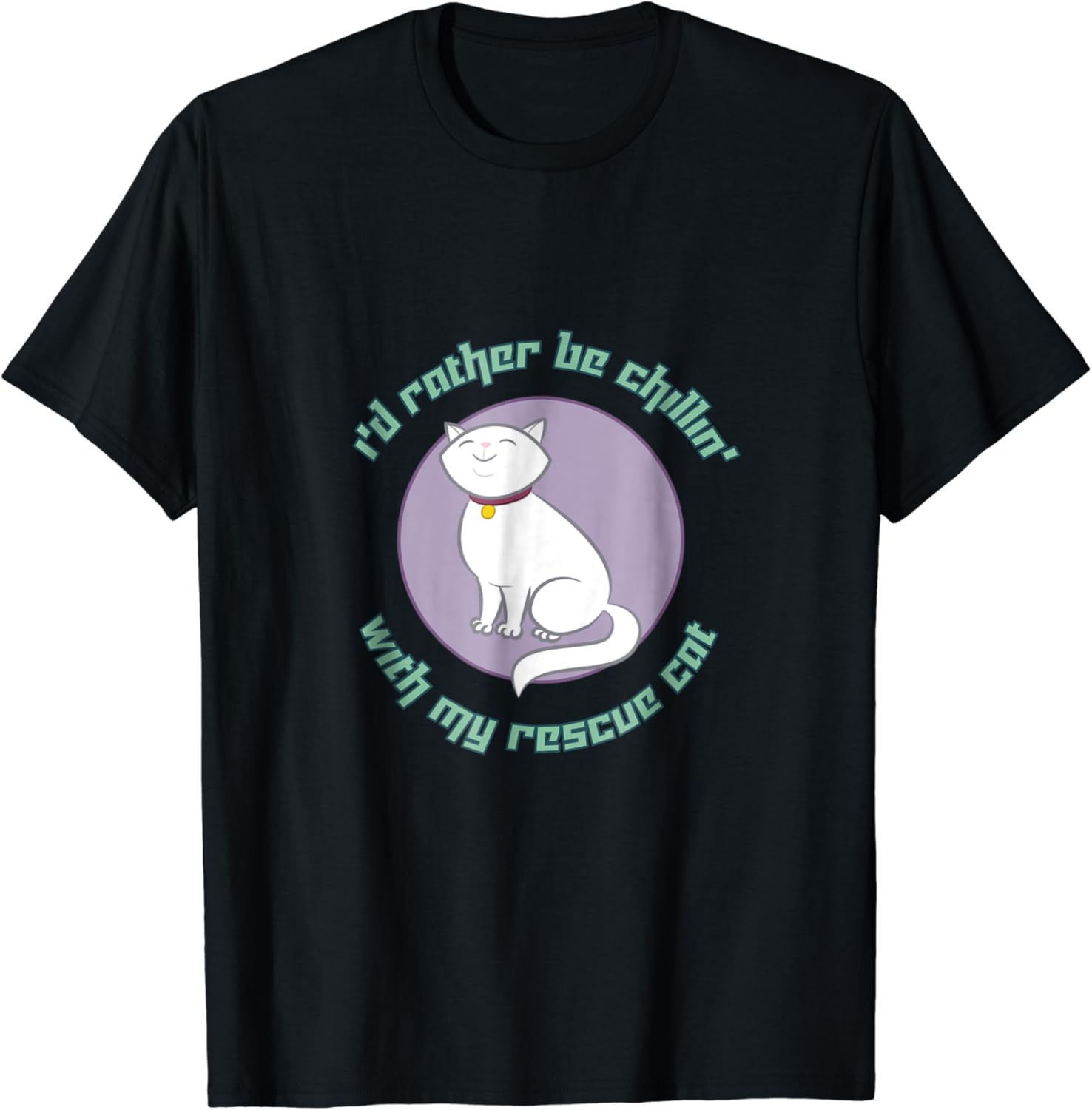 Cute Rescue Cat TShirt, Cat Shirt Clothing